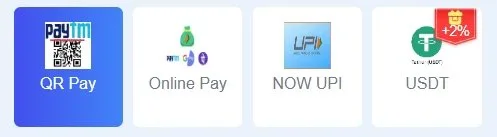 Select the payment method